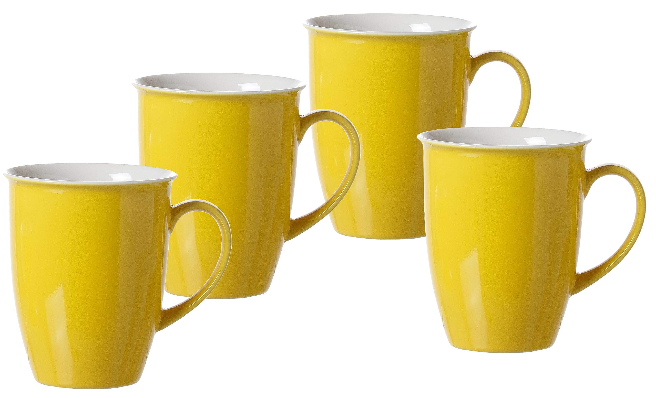 Ritzenhoff & Breker Doppio 4-Piece Mug Set Yellow