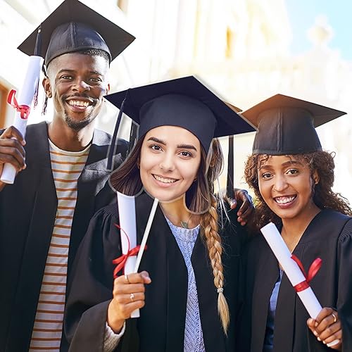 Miniatura 6 de Recorte facial en un palo, ventilador personalizado de caras divertidas, recortes de cabeza de foto personalizados para fiestas, cumpleaños, bodas,