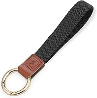 Vista 6 de SENLLY Cordón de pulsera, soporte elástico para llavero, diseño elástico original anticaída, R001a Beige