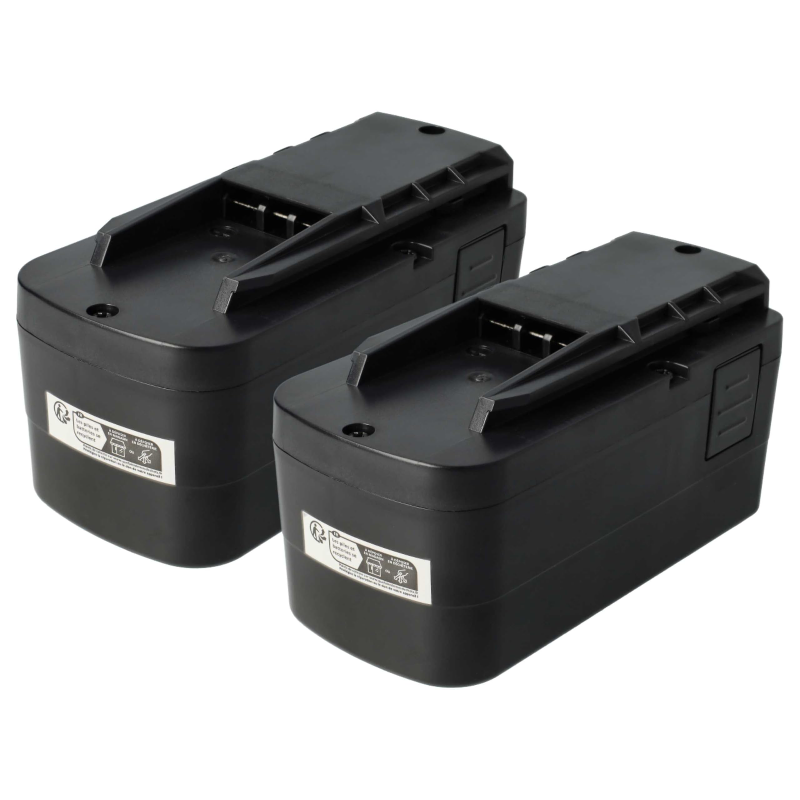 vhbw 2x batteria compatibile con Festo/Festool BPS12S, C12, C12LI, T12+3 utensile elettrico (2000 mAh, NiMH, 12 V)