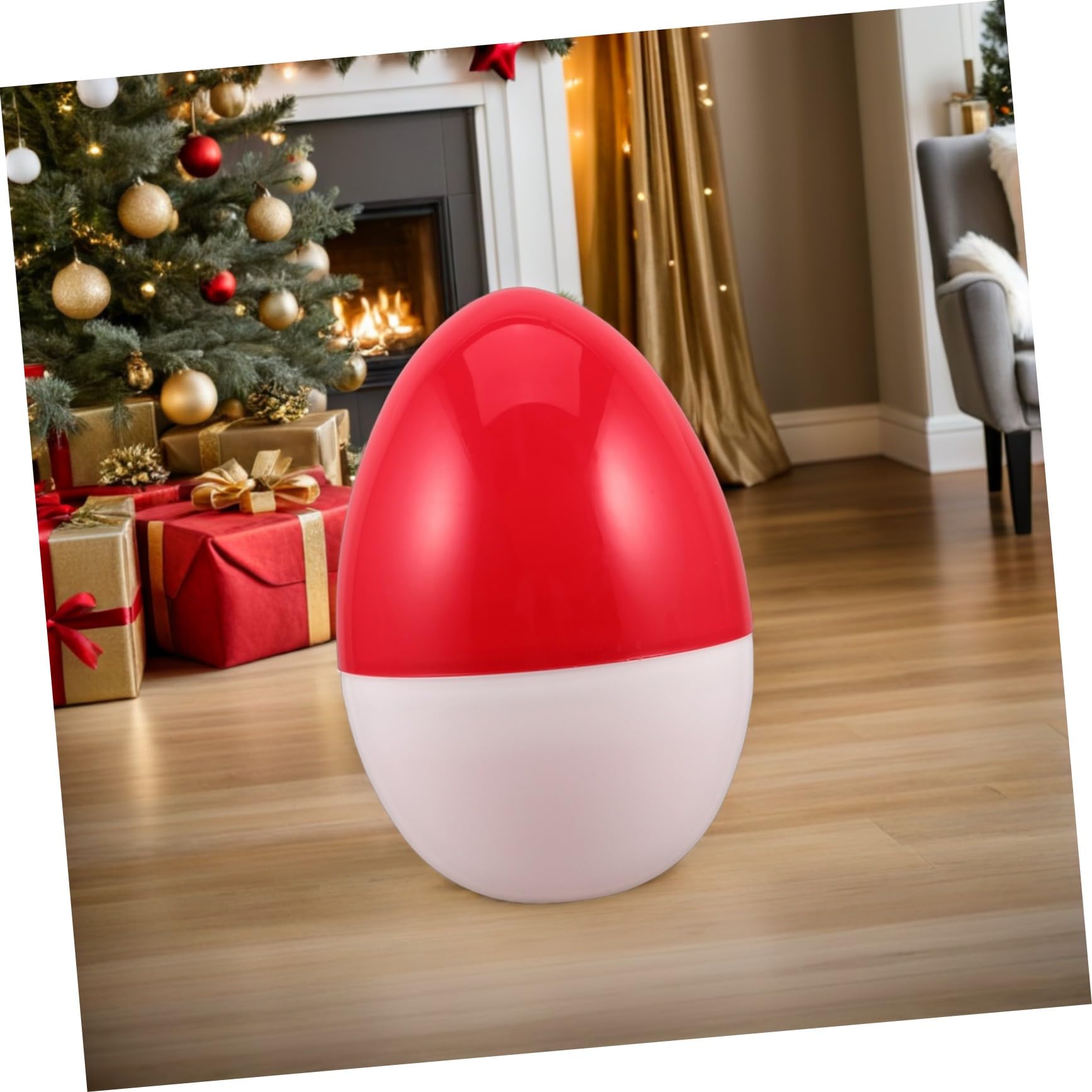 Hohopeti Capsula Vuota Trasparente Rondella Grande Uovo di Riempibile per Pasqua Contenitore per Caramelle Uovo di Vuoto Scatola per Feste Contenitore per Giochi Fai da Te