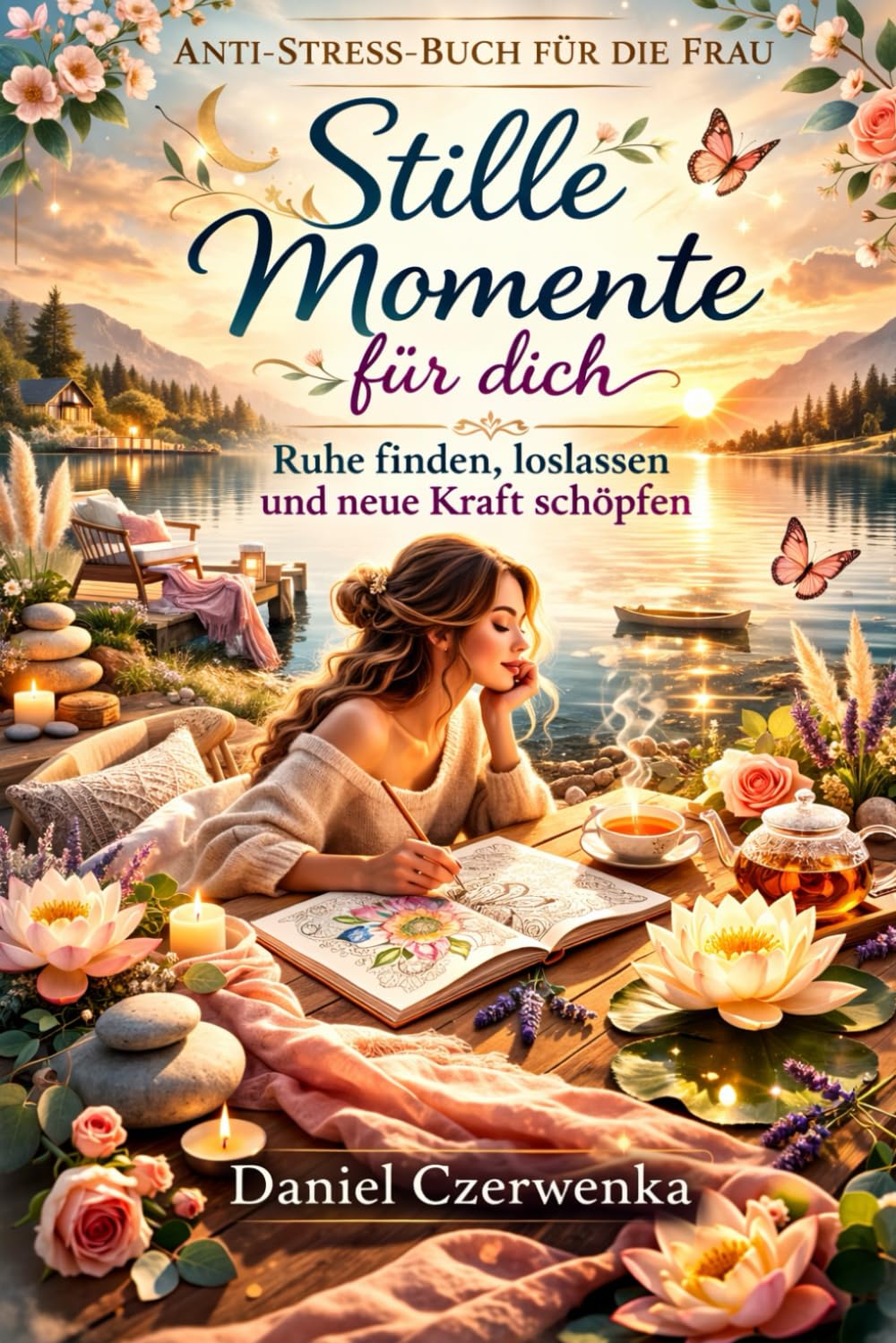 Anti Stress Buch für die Frau: Stille Momente für dich, Ruhe finden, loslassen und neue Kraft schöpfen