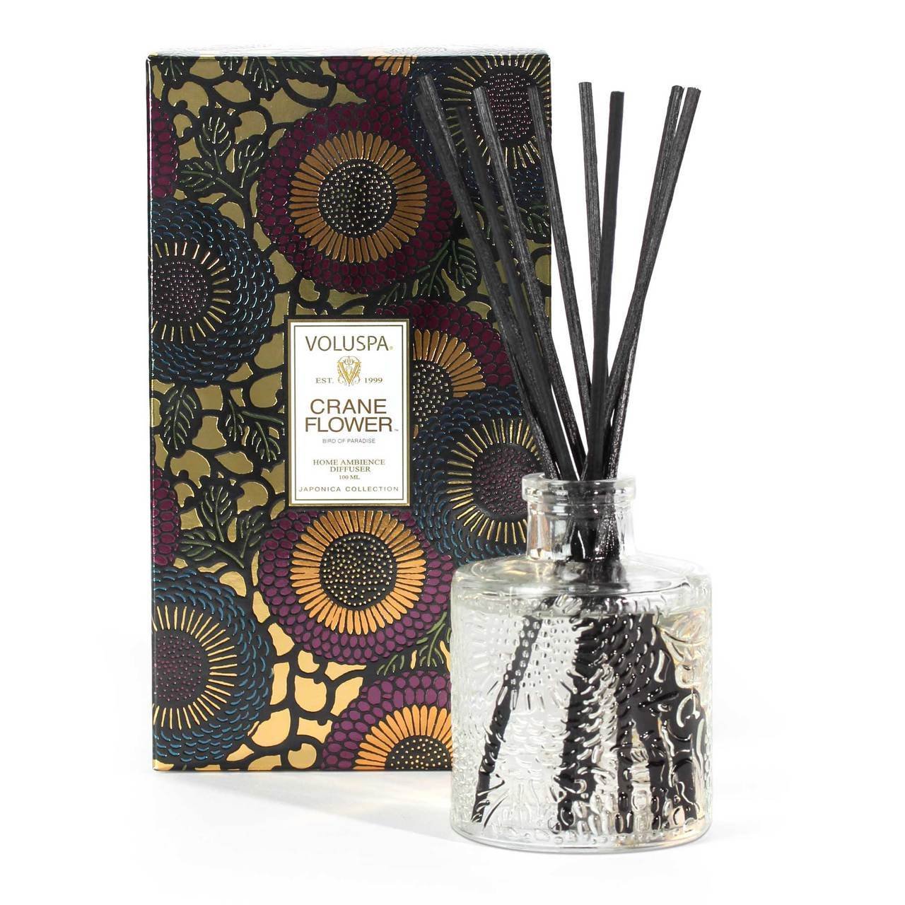 Voluspa Japonica Crane Flower Reed Diffuser