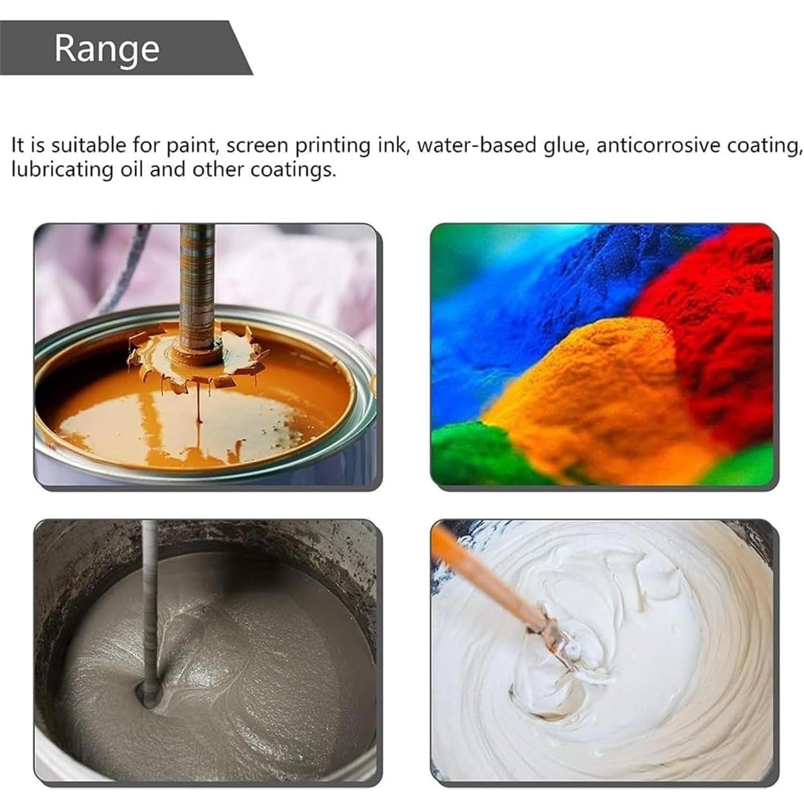 Mezclador de pintura neumático con soporte para una mezcla eficiente de tinta y revestimiento