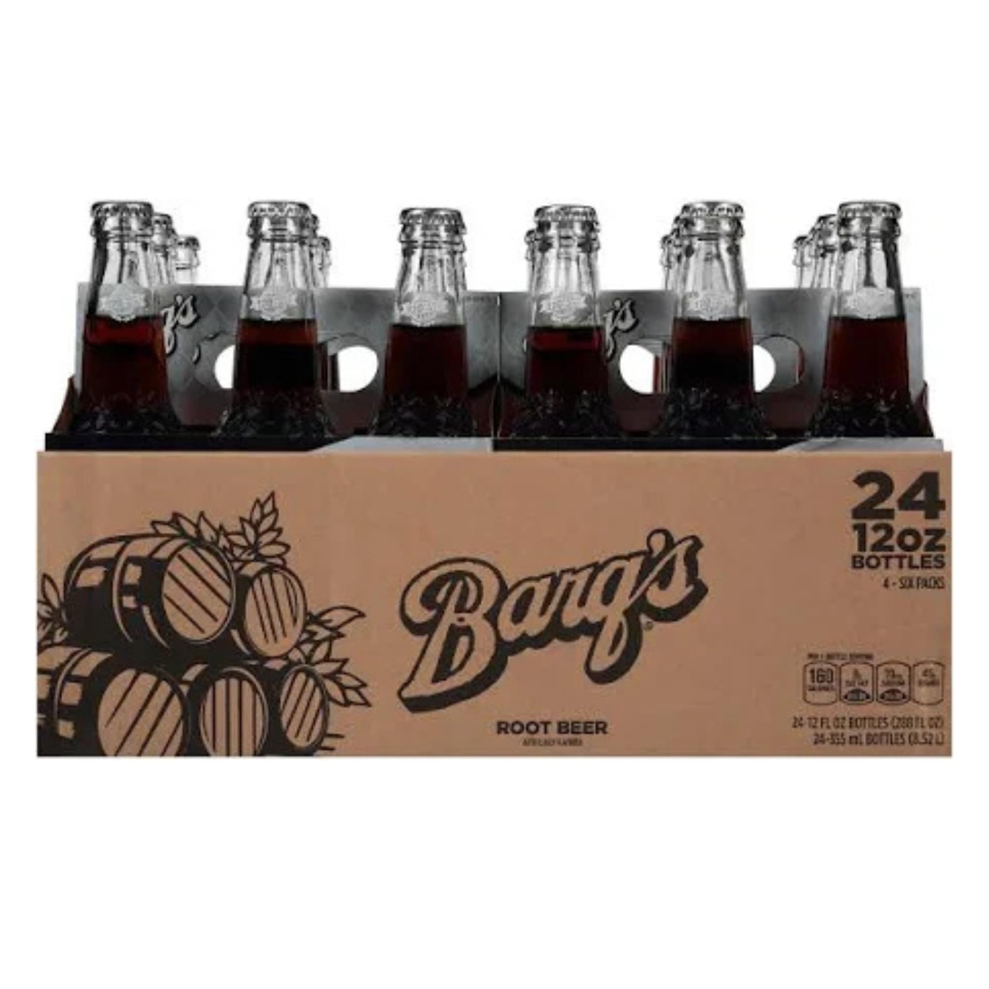Barq's Rootbeer Case pack 24