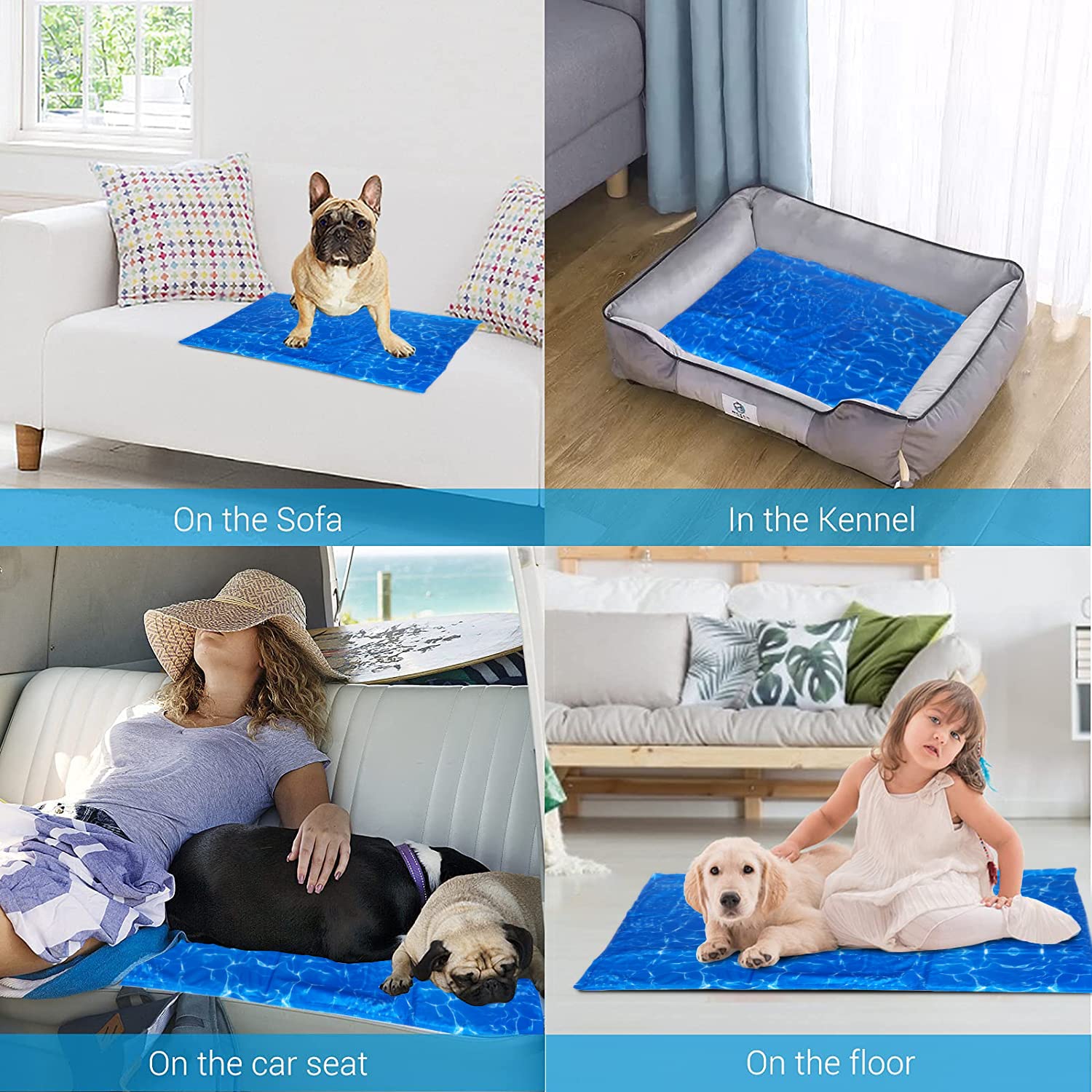 Cooling Mat For Dogs Xl Lauva Dog Cooling Mat Large, Pet Cool Mat