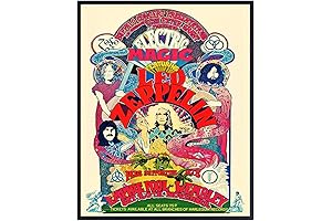 Led Zeppelin Poster: Psychedelic Stairway to Heaven