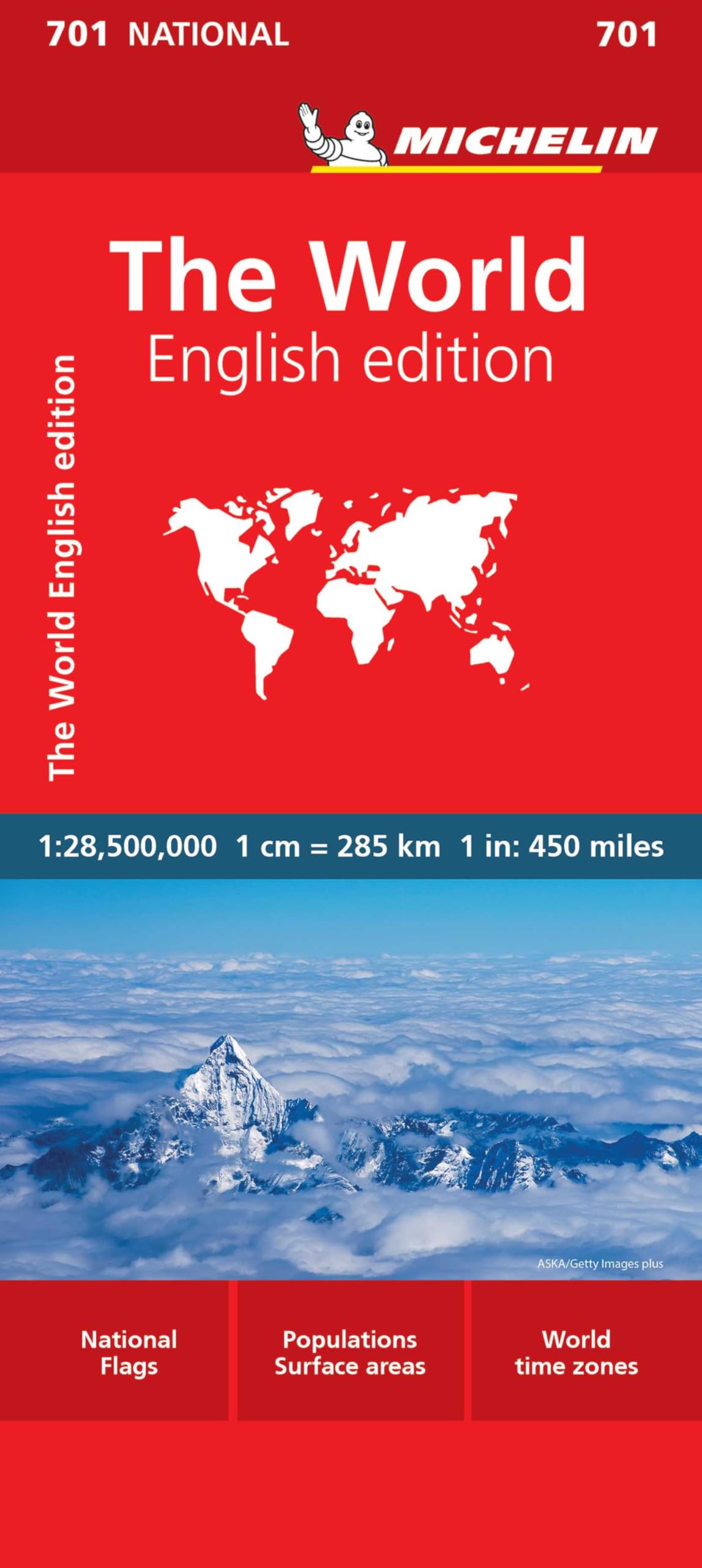The World - Michelin National Map 701: Map