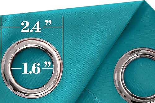 Miniatura 7 de Mrs.Naturall Cortina de ventana de baño, cortinas cortas con temática oceánica para lavandería, dormitorio, cocina, 45 pulgadas de largo, tortuga