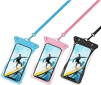 Vista 9 de UrbanX Universal Impermeable Teléfono Bolsa De Teléfono Celular Bolsa Seca Funda Diseñada Para Xiaomi Poco M3 Pro 5G Para Todos Los Otros Negro