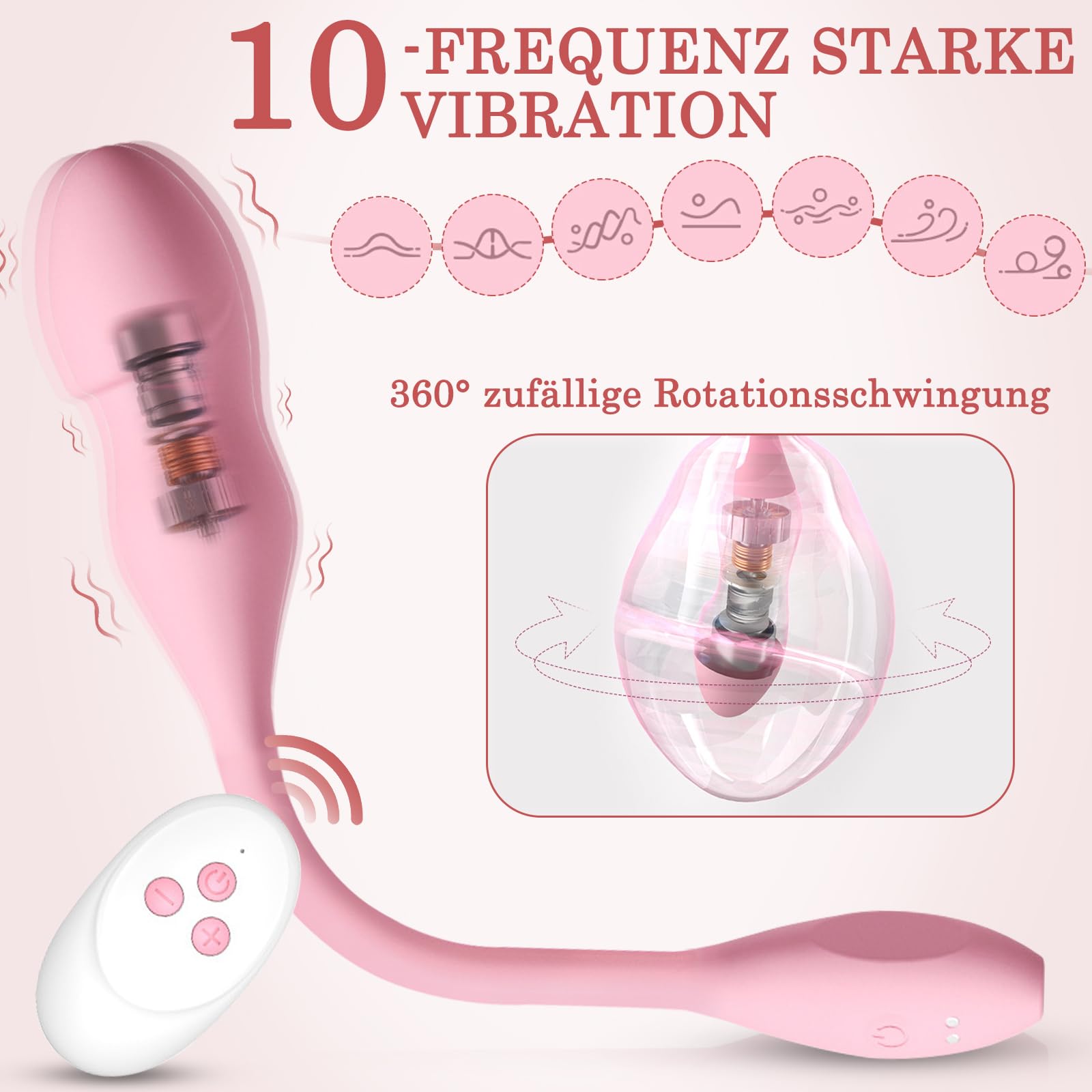 BDSMYEE Plug Anal Gonflable Buttplug Femme, Vibromasseur Plug Anal Gonflable avec 10 Modes de Vibration Stimulation du Point G Jouets Sexuels de Masturbation pour Femmes