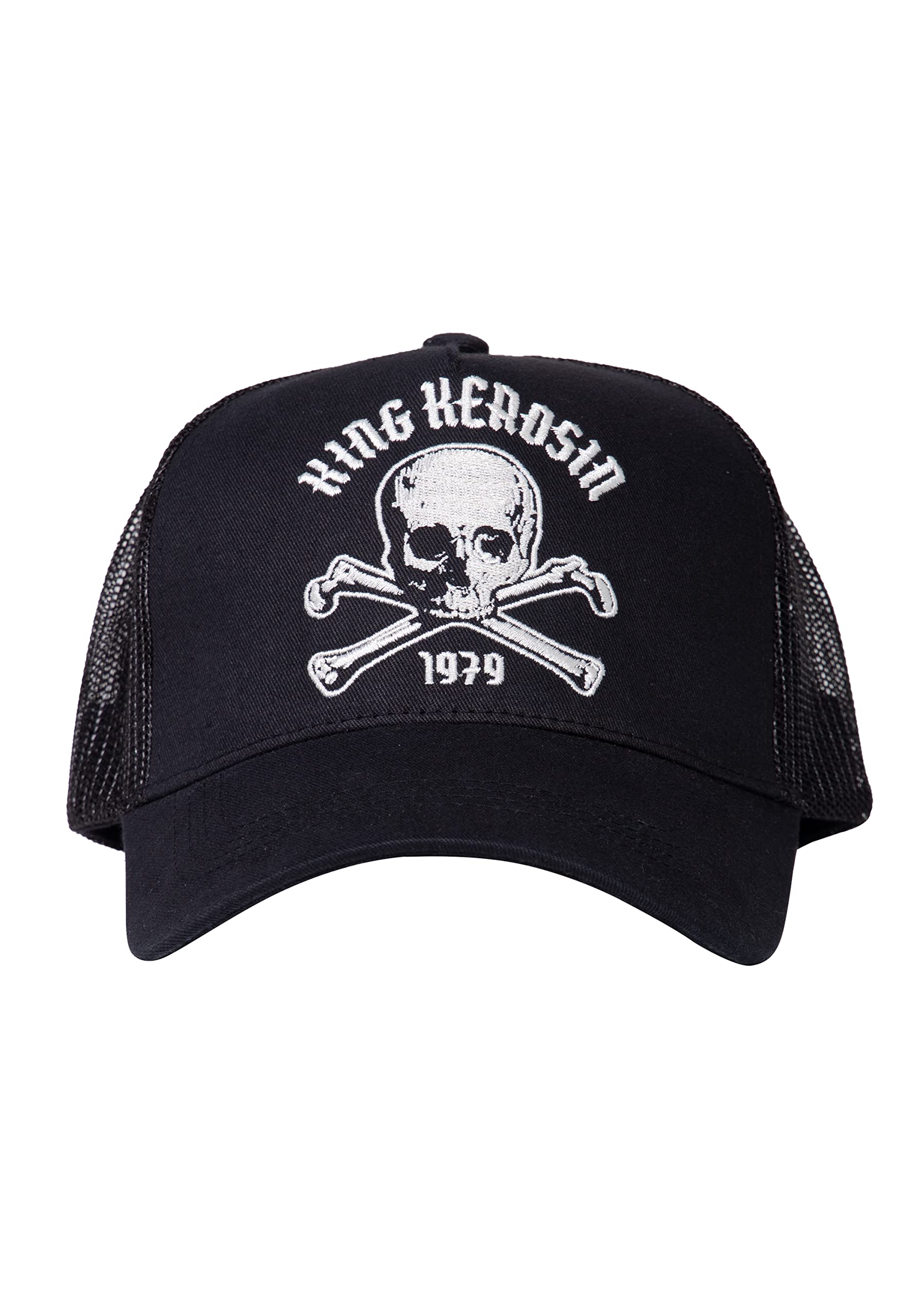 King Kerosin KK 79 Unisex Gorra Negro 60% algodón, 40% poliéster