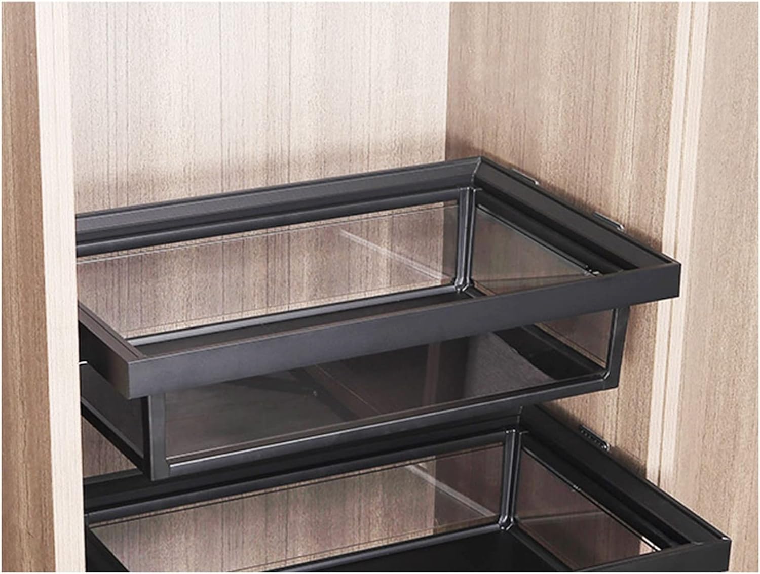 Wardrobe Pull Basket Drawer Type Clothes Storage Box