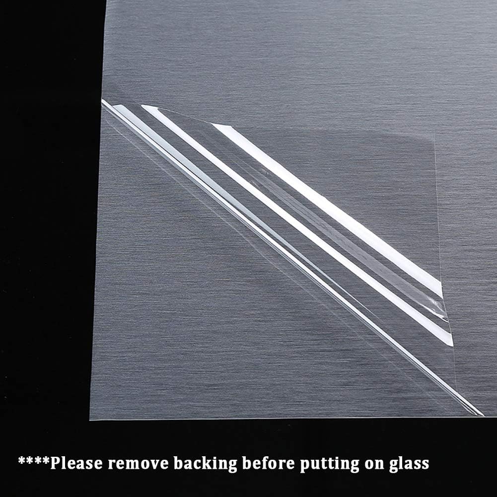 Brushed Privacy Window Film, Static Cling Glass Door Film,No Glue Stained Glass Anti UV Window Tints Covers for Bathroom,Office,Meeting Room,Bedroom,35 inches by 78.7 inches