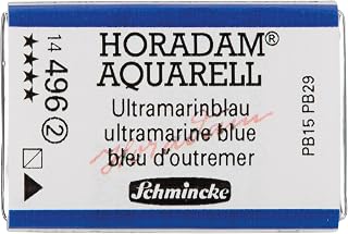 Schmincke : Horadam Watercolour Paint : Full Pan : Ultramarine Blue