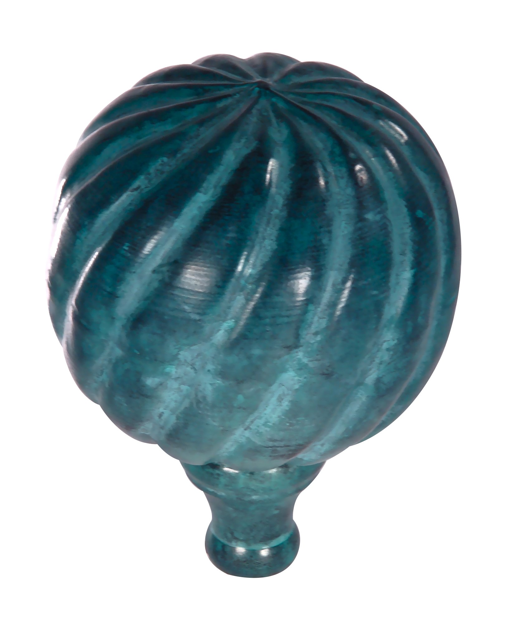 Large Parisian Finial- Verdigris