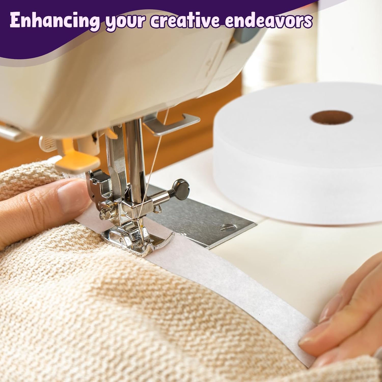 2 Rolls White Nonwoven Batting Roll for Quilting Projects