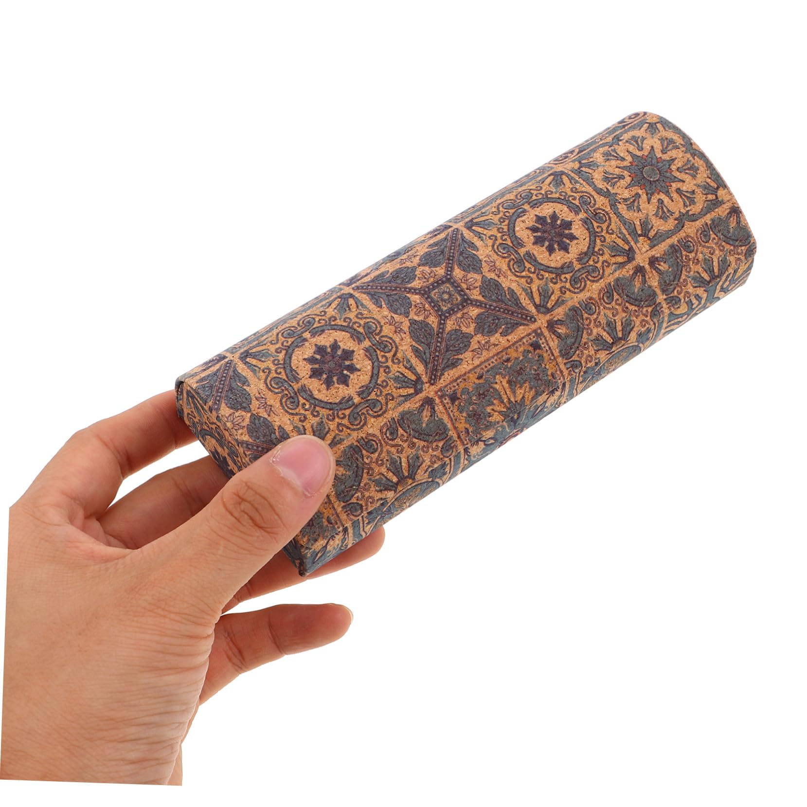 POPETPOP Custodia Rigida per Occhiali Vintage 4 Pezzi 6, 1x2, 2 | Chiusura Magnetica, Pu Interno Floccato, Stile Boho Retrò per Uomo e Donna