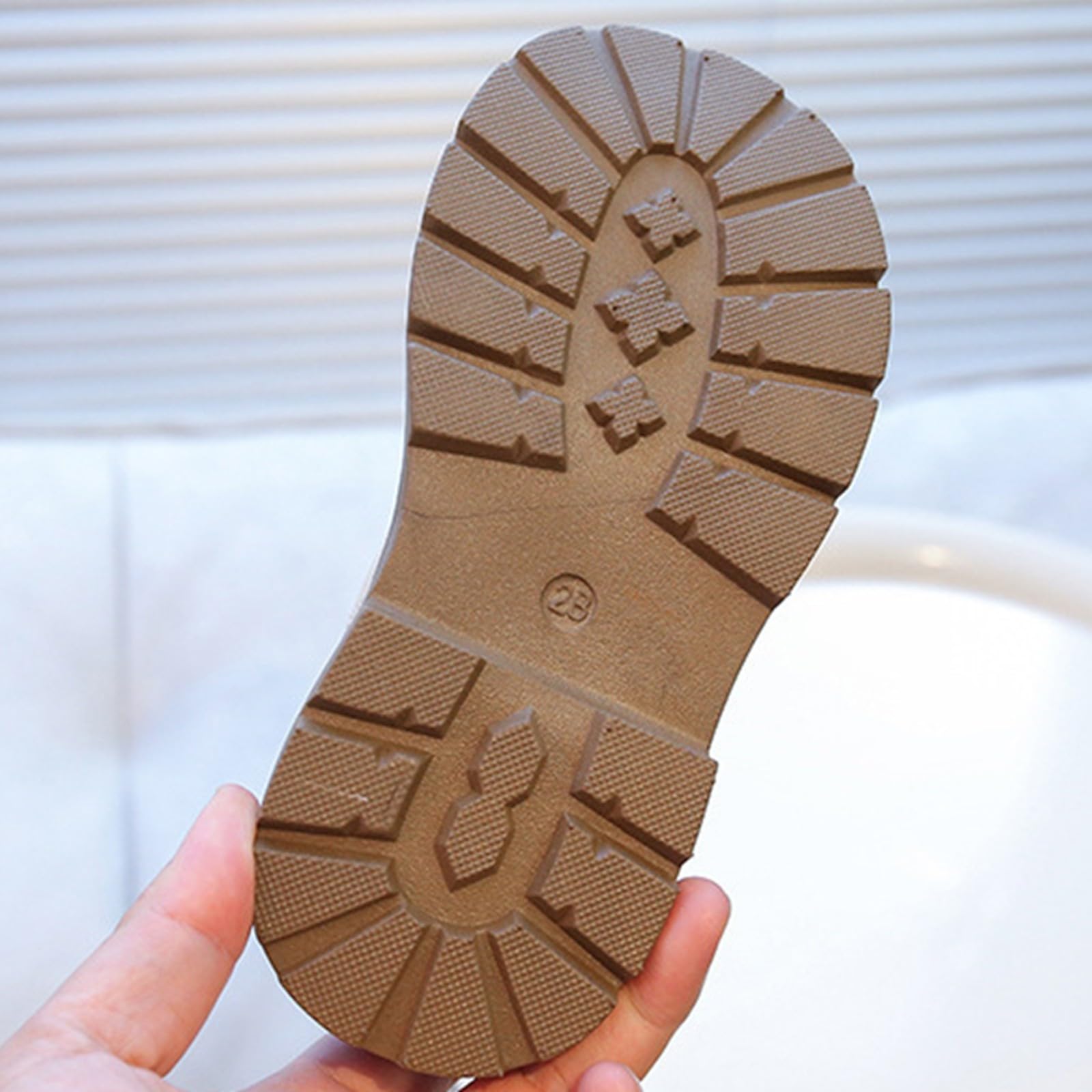 Ragazze Scarpe per Bambine Caldi Stivali Invernali Scarpe Invernali Morbido Bambini Moda Calzature da Escursionismo Stivali Piatti alla Moda Comodi Suola Morbida Fodera in Pile per Le giornate Fredde