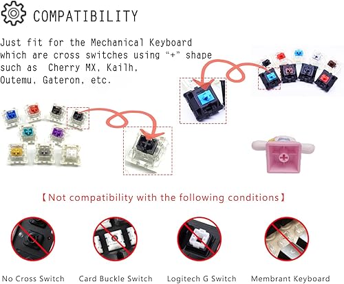 Miniatura 3 de Pikachu - Teclas de anime japonés blanco, lindas teclas compatibles con interruptores Cherry MX, teclado mecánico para juegos personalizados (Eevee)