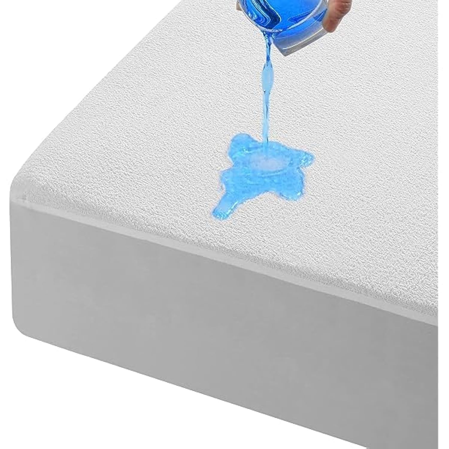 Comfy Nights 30cm Deep Terry Towel Waterproof Fitted NON NOISY Sheet Mattress Protector - Super King