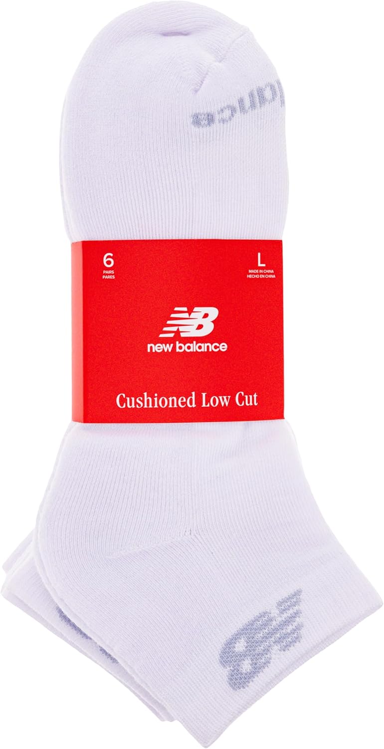 New Balance Unisex Adult Performance Cushioned Low Cut Socks (12-Pack) - Image 6