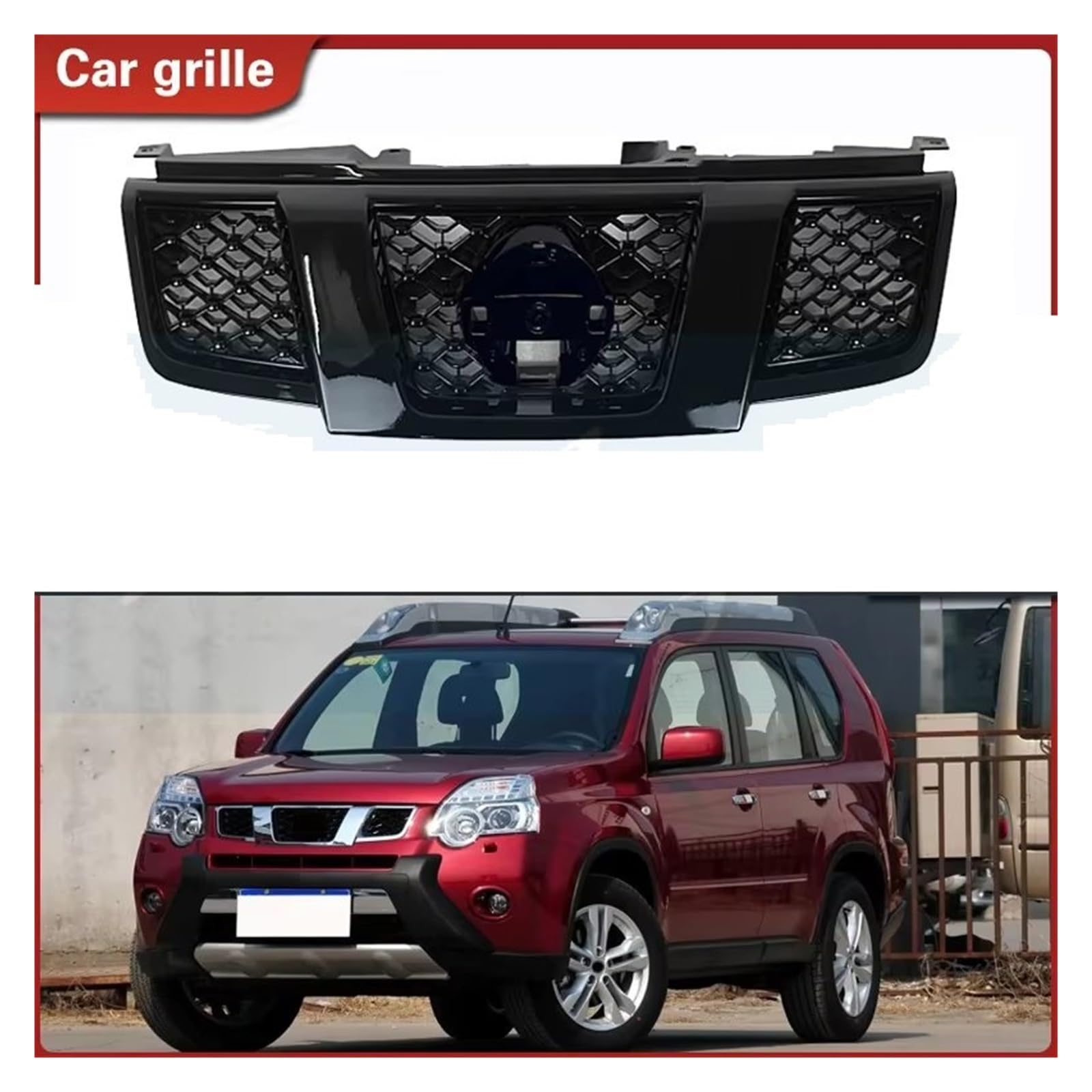 Amazon | フロントグリル 用 エクストレイル T31 2012-2013 マット  