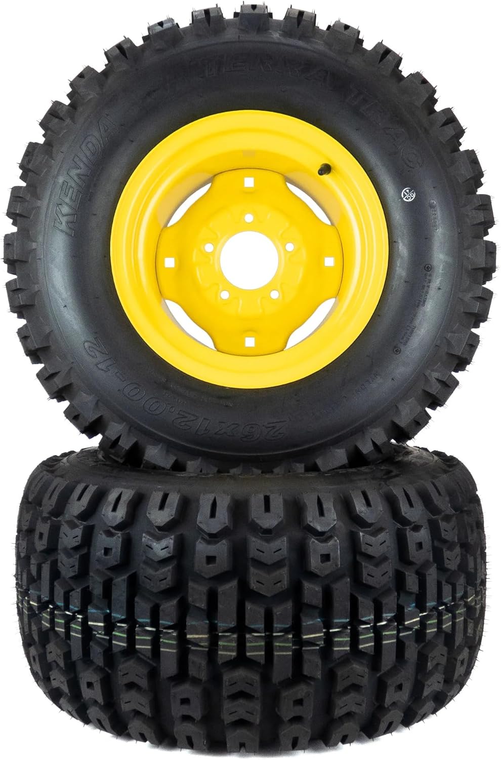 (2) All Terrain Tire Assemblies 26x12.00-12 Fits John Deere TCU20390 M121628