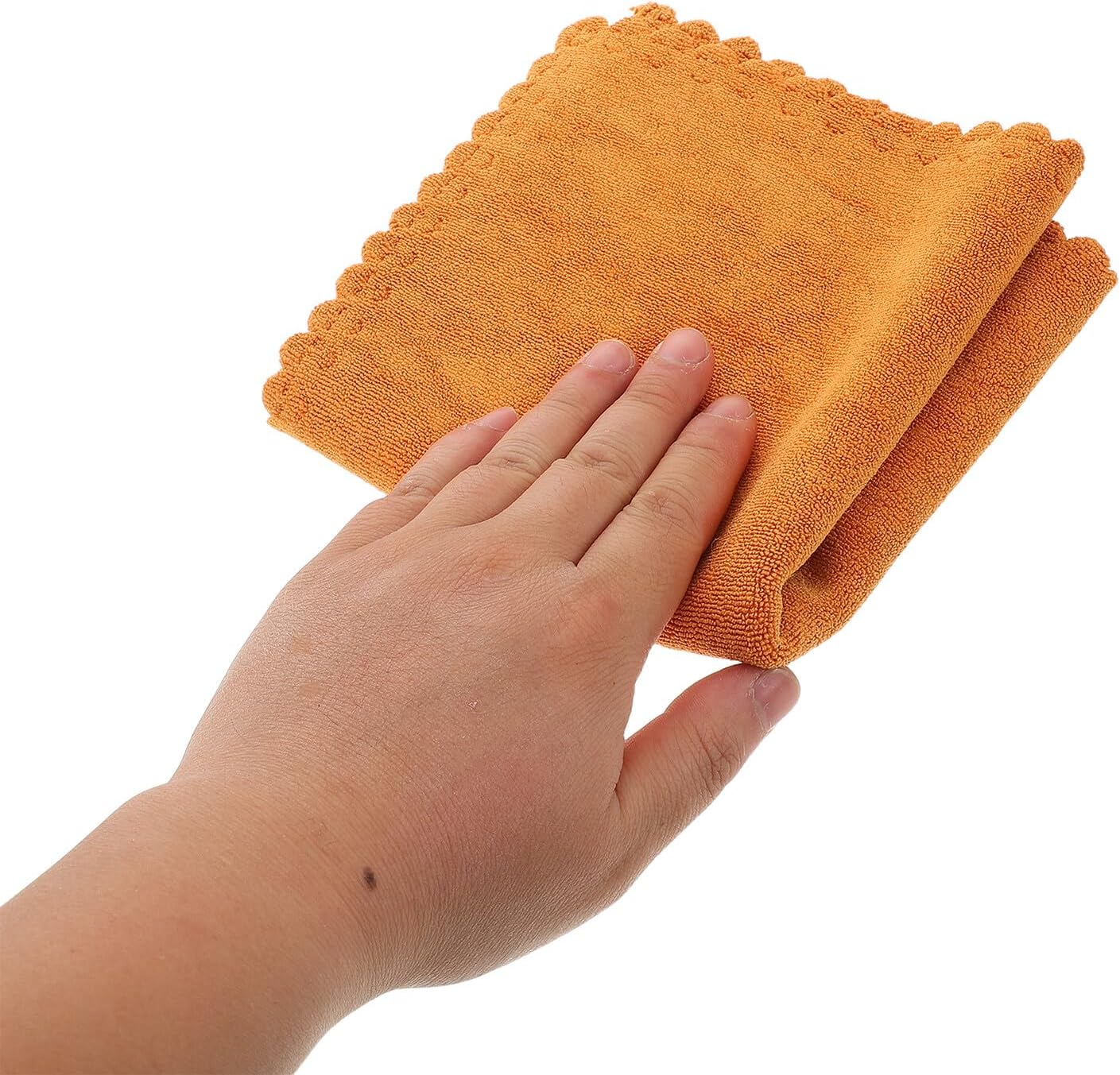 Absorbent Kitchen Tea Towel 30x30cm Thick Square Printed Dishcloth Quick Drying Table Napkin for Tea Parties and Counter Cleaning