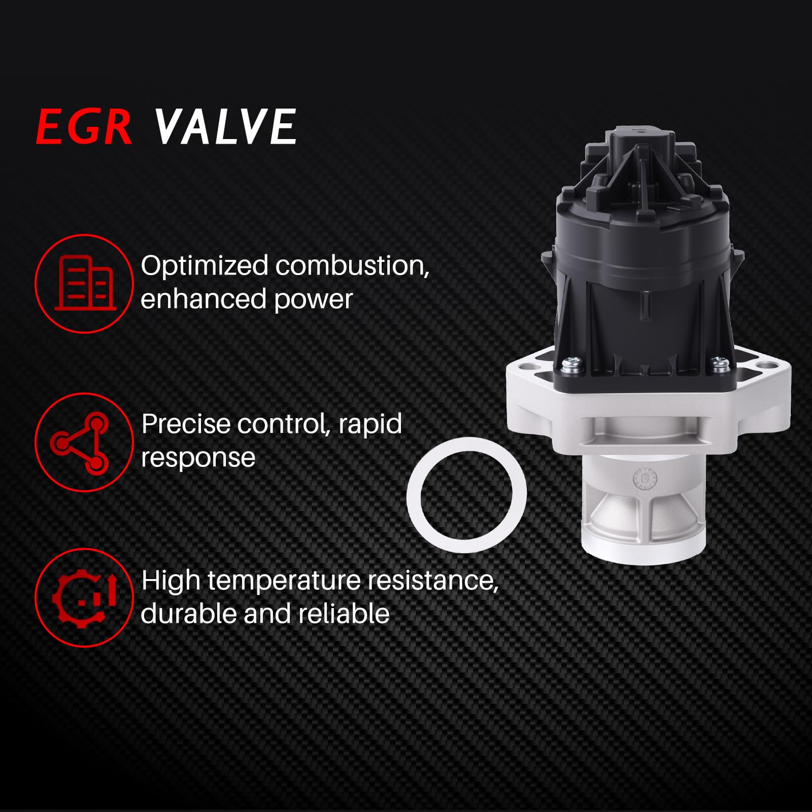 Valvola EGR ricircolo gas di scarico Merautop SJ per 2.0 CDTI 96-121kW sostituzione per Astra J Station Wagon Berlina Sports Tourer Insignia Country Tourer Zafira C 0851288 851288 K5T70977 55566052