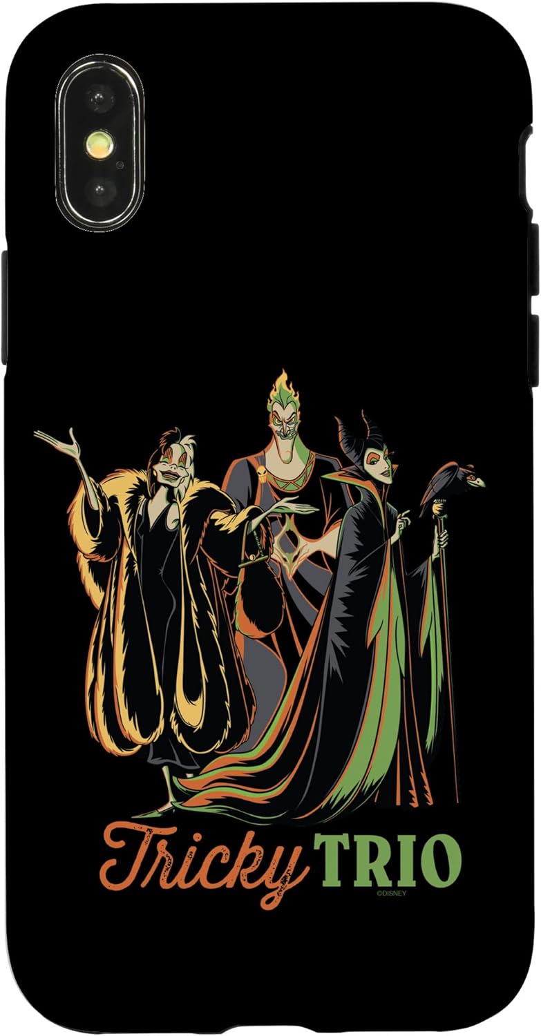 iPhone 11 Disney Villains Cruella, Maleficent & Hades Halloween Trio Case