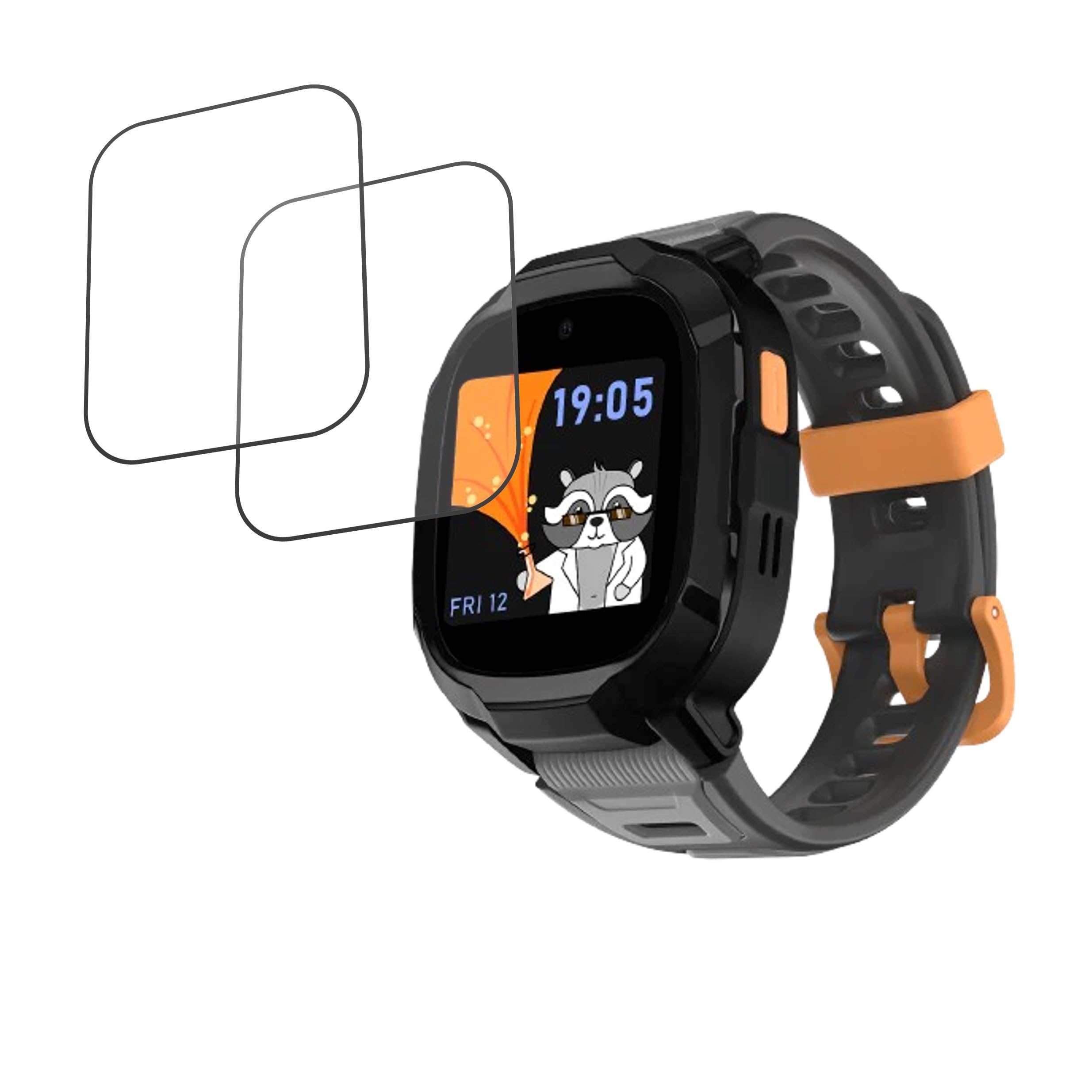 Smartwatch Screen Protector Compatible with Noise Jr. Explorer 2 Kids Smartwatch, HD Clear TPU Flexible Film, Scratch Resistant Bubble Free Full Coverage Watch Protection Guard, Easy Installation Pack of 2 | DVTECH-image-48