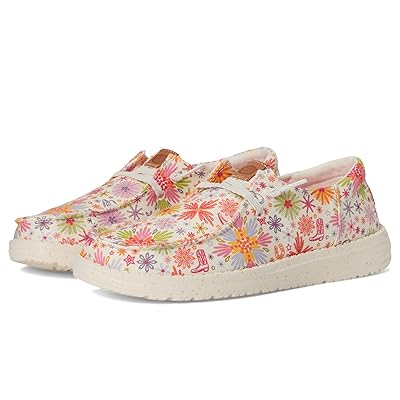 Hey Dude Kids Wendy Western Cowgirl (Little Kid/Big Kid) Girls Shoes Pink/Multi
