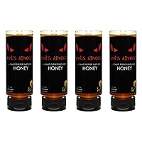 Vista 5 de Bee Wild Miel orgánica sin filtrar 100% pura sin filtrar infundida con pimienta fantasma, diablo, 12 onzas, paquete de 2