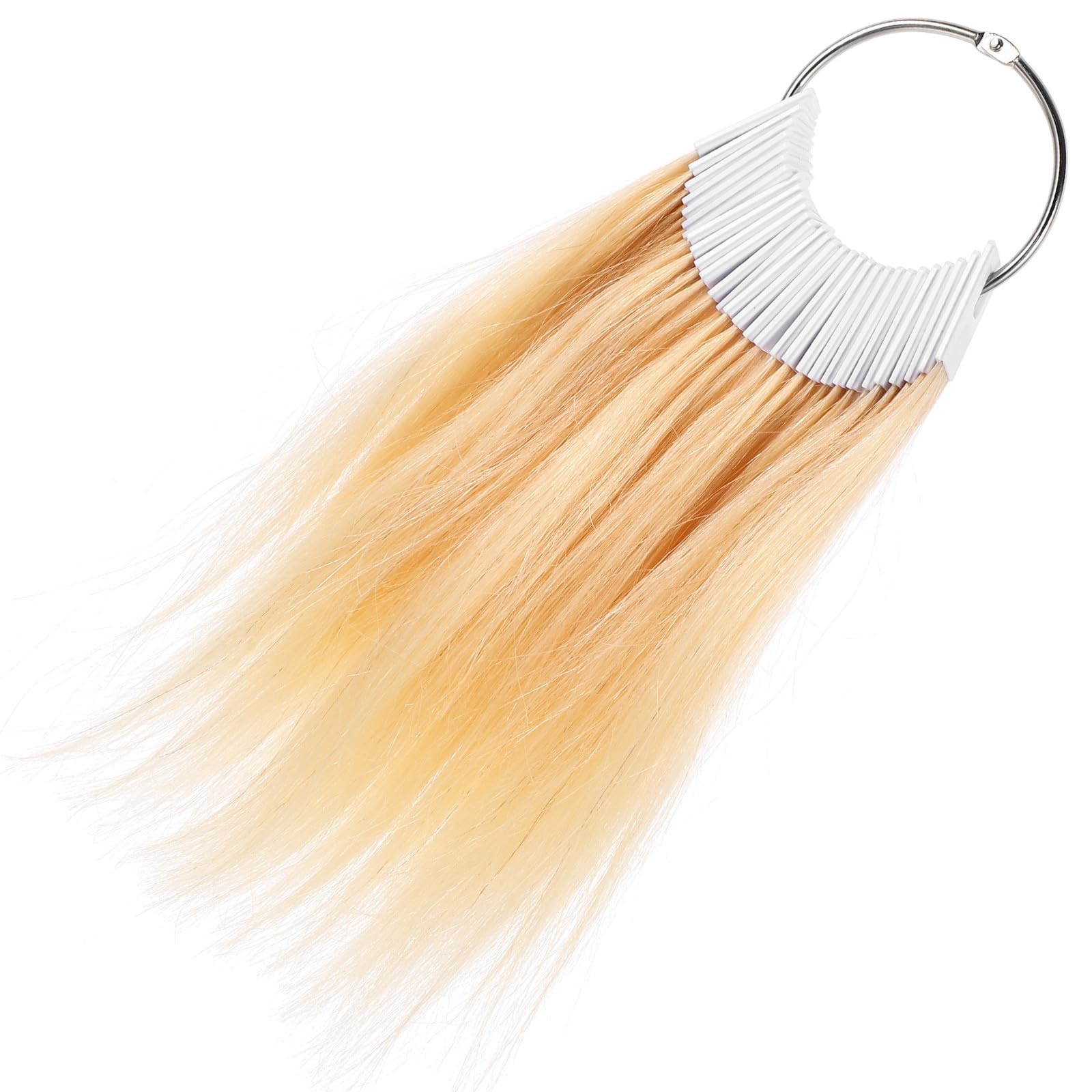 UKCOCO Nuancier de 30 Pièces en Cheveux Réels pour Test Capillaire, Échantillons de Coloration Naturels, Peau Sensible, pour Salon et Coiffeurs Professionnels