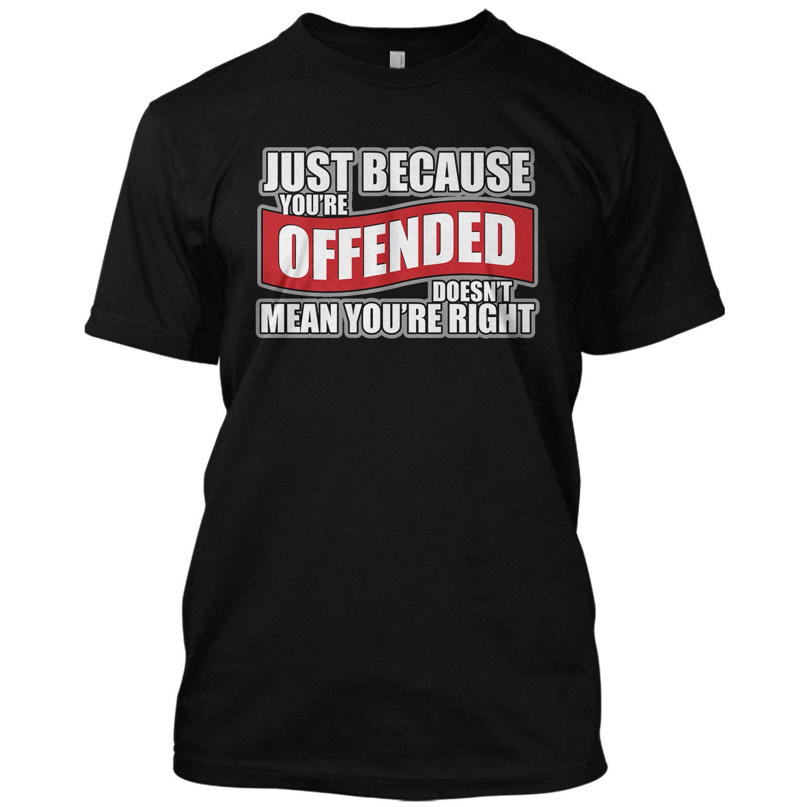 AmazingShirtsJust Because You're Offended Doesn't Mean Mean You're Right Funny T Shirt