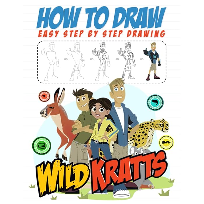 Buy How to Draw Wild Kratts: An Amazing Activity Coloring Step By Step