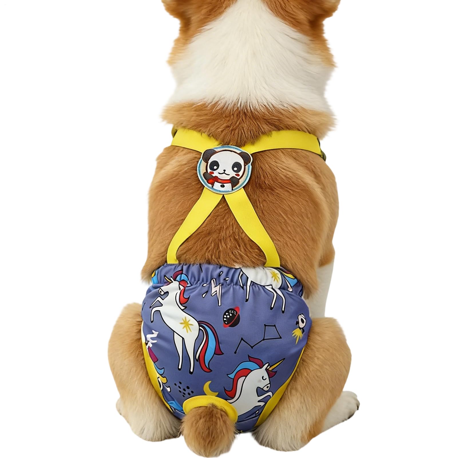 Diaper for Dogs Washable Pants with Suspender