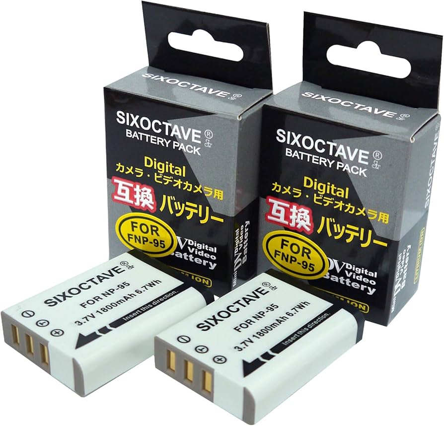 Amazon | str 2個セット 富士フィルム NP-95/リコー DB-90 互換