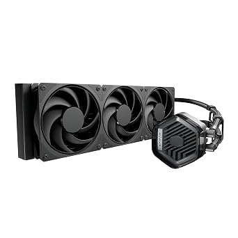 Cooler Master Atmos Stealth 360 AIO Liquid CPU Cooler, Mobius Fans