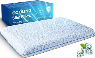 SUPA MODERN Ultra dünne Bauchschläferkissen 40x60 flaches Kissen zum Schlafen, kühlende Kopfkissen flach Orthopädisches Kissen 2,25 inch Höhe, Memory Foam Kissen für Bauchschläfer und Rückenschläfer