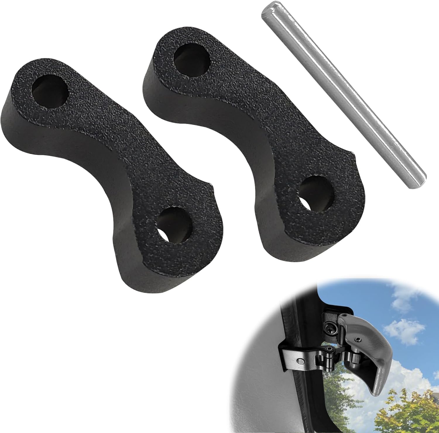 Cerniera Lunotto Posteriore In Alluminio Per Toyota Tacoma (1995-2004) E Tundra Xtracab (2000-2006) | 2 Pezzi | Sostitutiva Plastica Originale