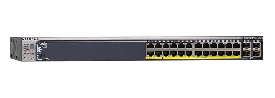 Netgear ProSafe 24ポート 1G スイッチ GS724Tv4 Amazon.com: NETGEAR 26-Port PoE Gigabit Ethernet Smart