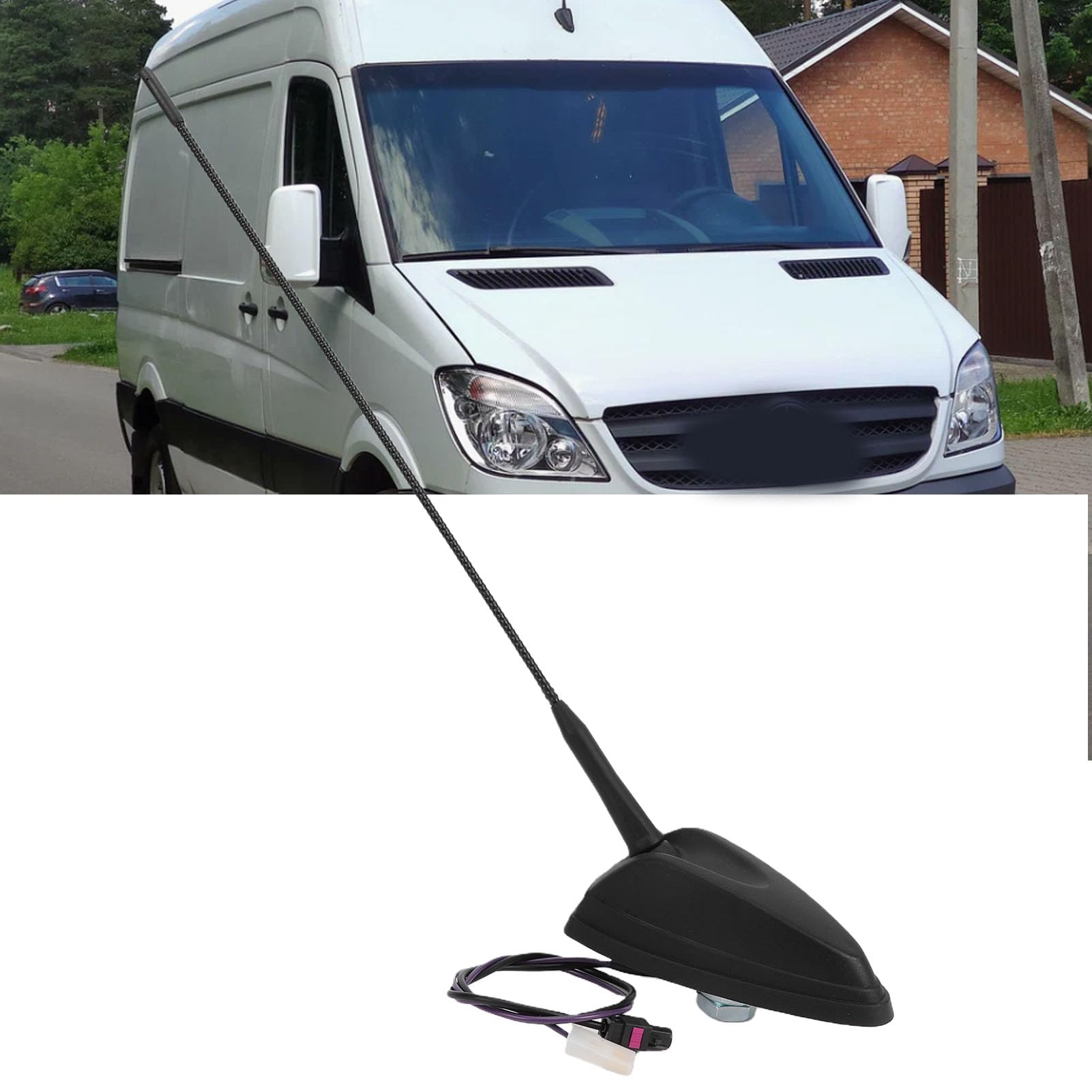 Antena Dachowa do Samochodu z Masztem, Zamiennik A906820047