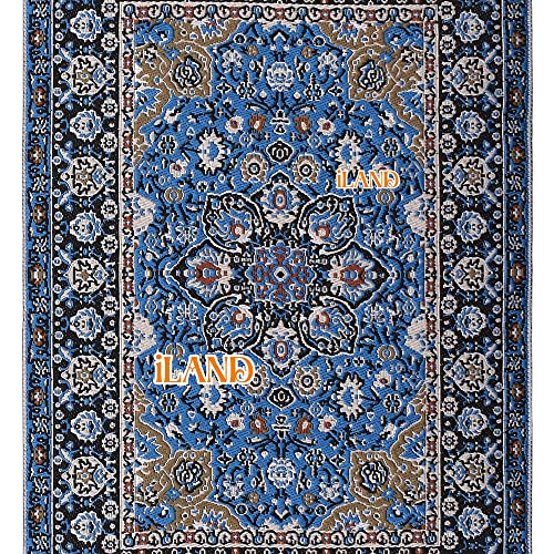 Iland Miniature Dollhouse Accessories Vintage Of Carpet For Dollhouse Furniture On 1/12 Scale And 3” - 12” Dolls, Woven Dollhouse Rugs 6” X 4”(2Pcs Brilliance) #TOP5