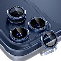 Vista 33 de Choiche Compatible para iPhone 16 Pro/iPhone 16 Pro Max Protector de Lente de Cámara, Vidrio Templado 9H Protector de Pantalla de Cubierta de Cámara