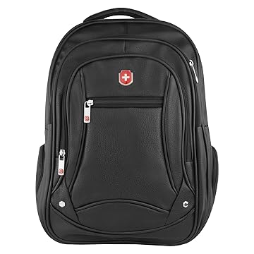 Mochila Swissland Executiva Notebook Couro Preto
