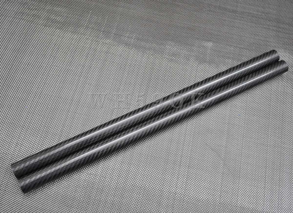 3K Carbon Fiber Tube,OD 18mm X ID 14 15 16 17mm X 1000mm Length 100% Full Carbon Composite Material. RC Plane/RC DIY(1pcs 18x17x1000mm Glossy)