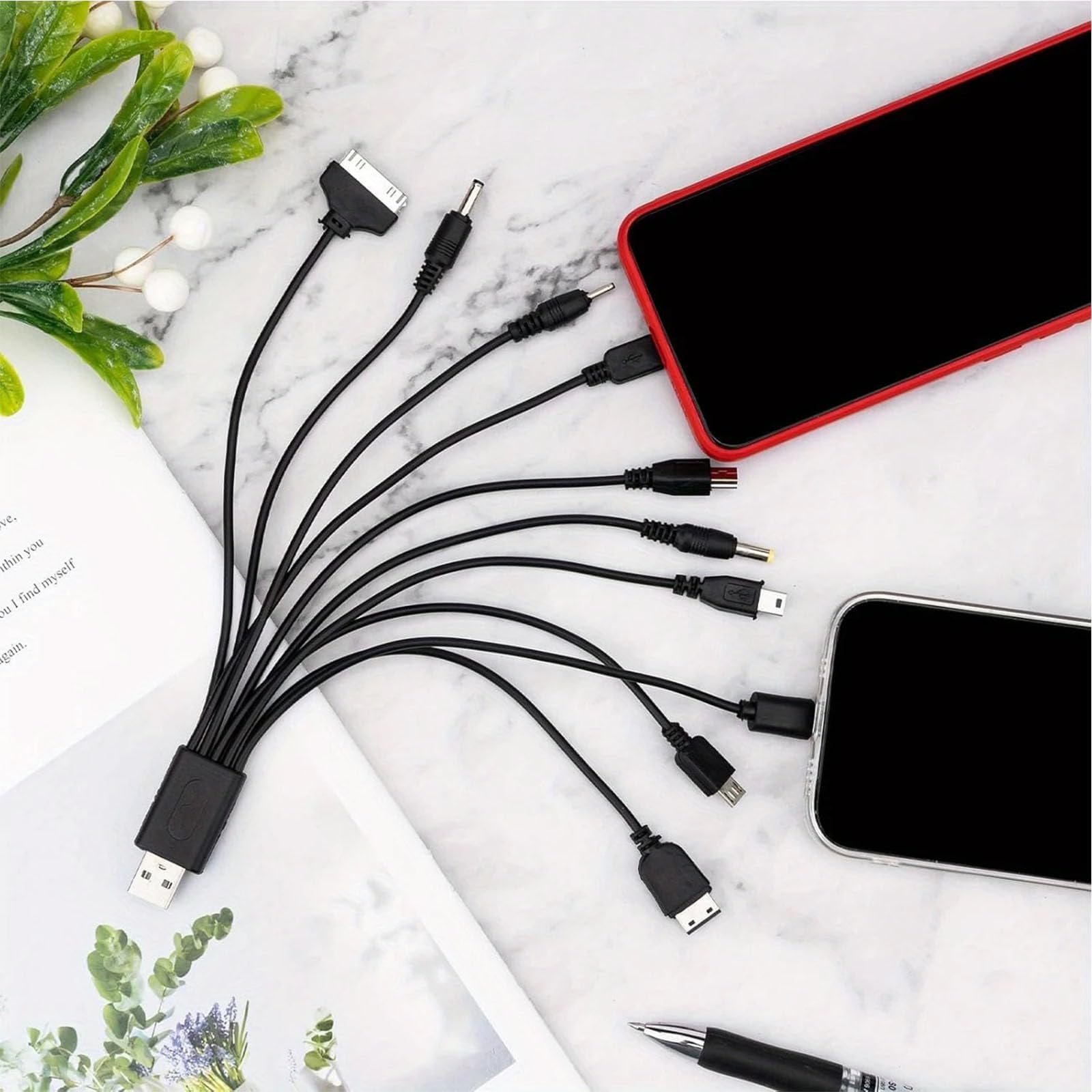 Multi 6 In 1 Universal USB/Type C To Multi 3A Fast Charging - Foto 9