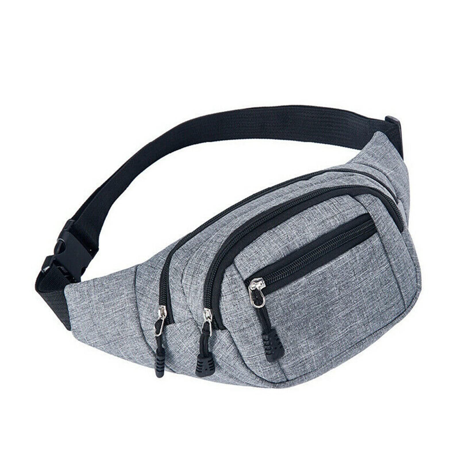 Mujeres de la Cintura Bag Pack Casual Functional Money Cinturón Bolsa Deporto Running Canvas Bag Bag Fanny